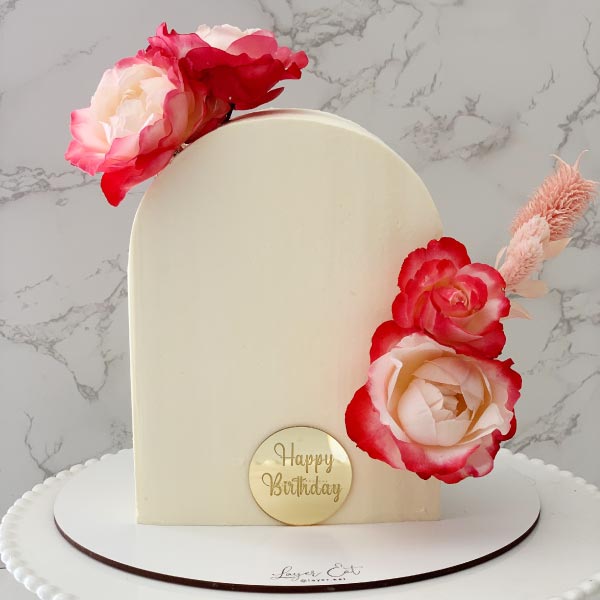2 pièces fleur forme acrylique gâteau disques bricolage Art tableau blanc  gâteau outil crème au beurre
