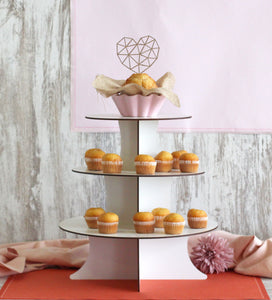 Round Cupcake Stand - Pack of 2 (from 6.5€/unit)