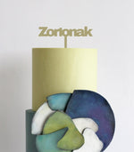 Load image into Gallery viewer, cake topper zorionak vasco
